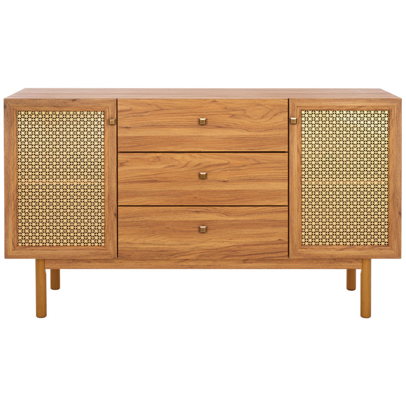 Ameiah Storage TV Stand, Oak