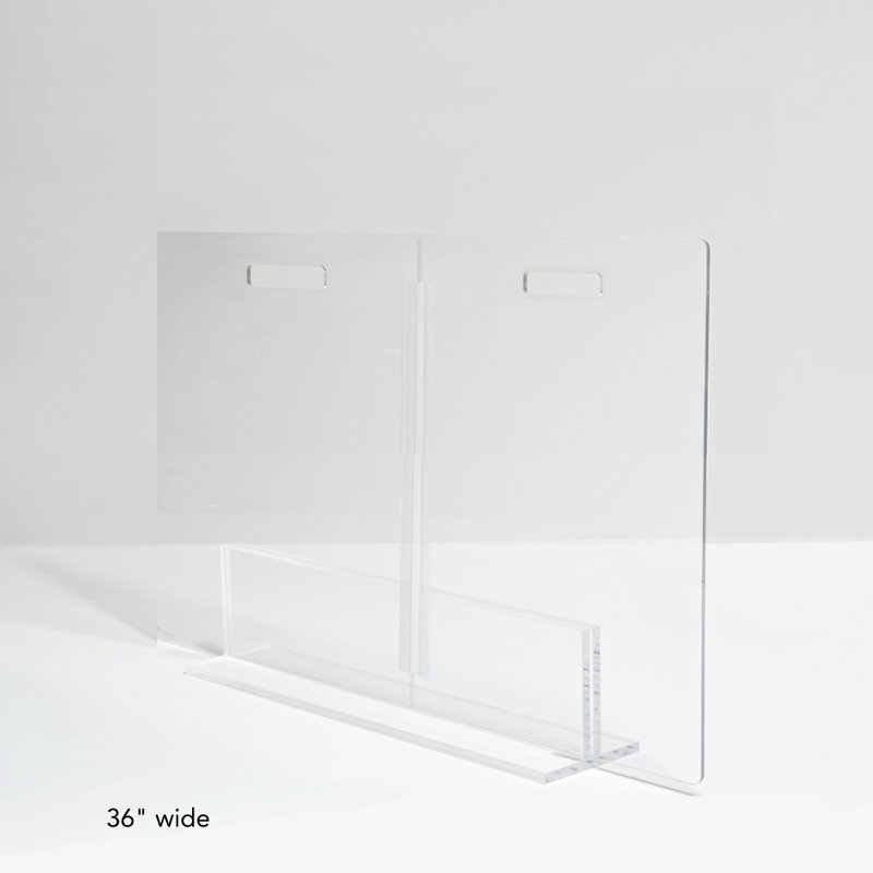 Low Clear Pet Gate Panel, 24” H x 36" W