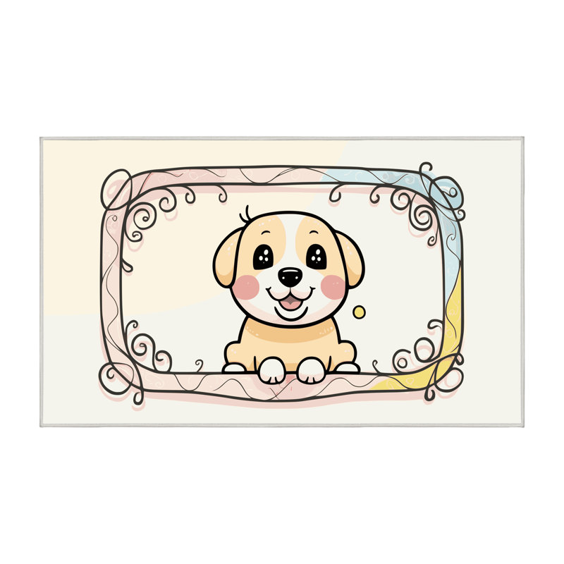 Tapis pour enfants East Urban Home, Rectangulaire 2 pi x 3 pi