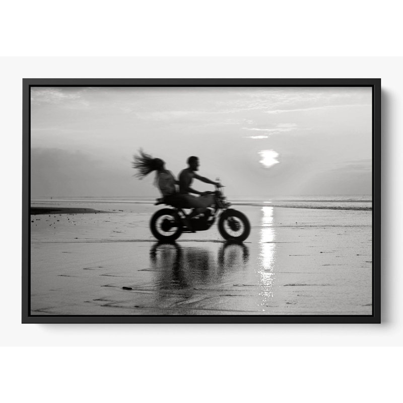 «Love Moves Quick», «Shadow Box», reproduction encadrée sans passe-, Noir, H 42 po x l 62 po