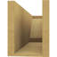 Burlington Woodgrain TimberThane Ra partier queue, brun clair apprêté-88142276