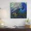 «Iris Scott - Black Peacock Diptych Panel II» par Iris Scott, reproduction d'art sur toile tendue-72659514-72659513-72659515