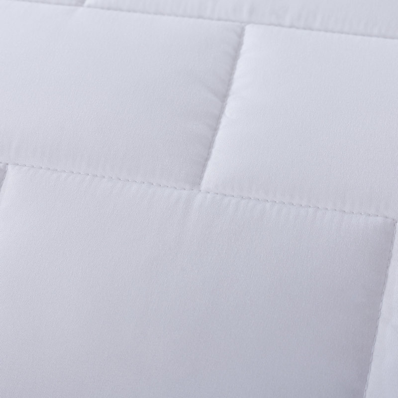 Twin White Down Alternative Subway Tile Stitch Blanket