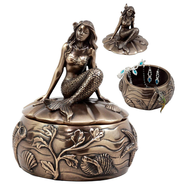 Boîte à bijoux désirant sirène