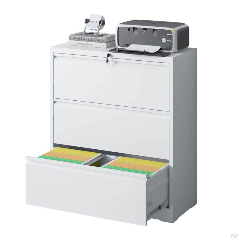 Classeur verrouillable, Blanc