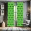 Rideaux à motif d'animaux de mer Ebern Designs, Shark Silhouettes Wild, paire de 28-459193075-459193081