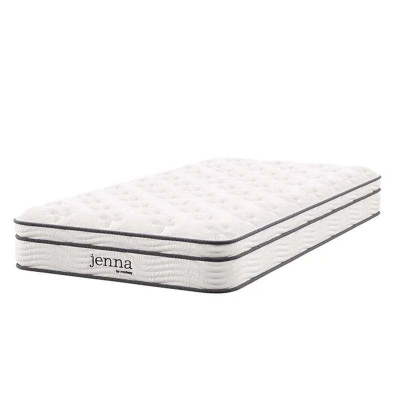 Modway Jenna Innerspring and Foam Mattress, 8", Twin