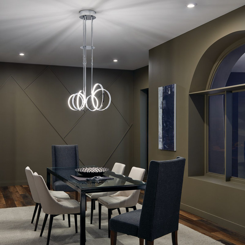 Fabela 6 - Light LED Pendant, Chrome
