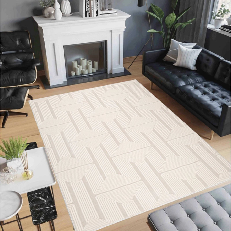 Luna Cream, Rectangle 80 x 150 cm