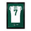 NFL-PA Buffalo Bills Keon Coleman 00 27 po x 39 po imprimé jersey blanc encadré-136267185