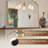 Scalloped Arch Bathroom Vanity Mirror with Curved Top | Stainless Steel Frame-586474609-579128608