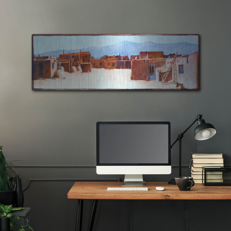 'Divided Light' by J. E. Knauf, Metal Wall Art, 16" H x 48" W