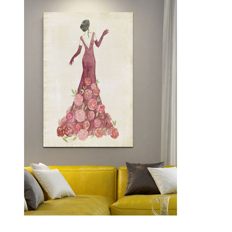 « guirlande gown ii », reproduction, H 18 po x l 12 po x P 1,5 po, Toile tendue