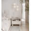 54cm W Manufactured Wood Bedside Table
