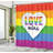 Shower Curtain with Hooks Included-44387256