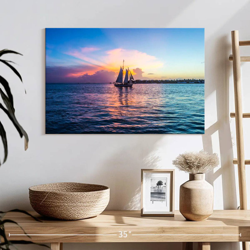 Coucher de soleil Mehar, H 16 po x l 24 po