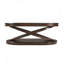 Table basse ovale avec base en forme de X-904972068