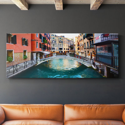 Venice Canal- Gallery Wrapped Canvas -Ready to Hang