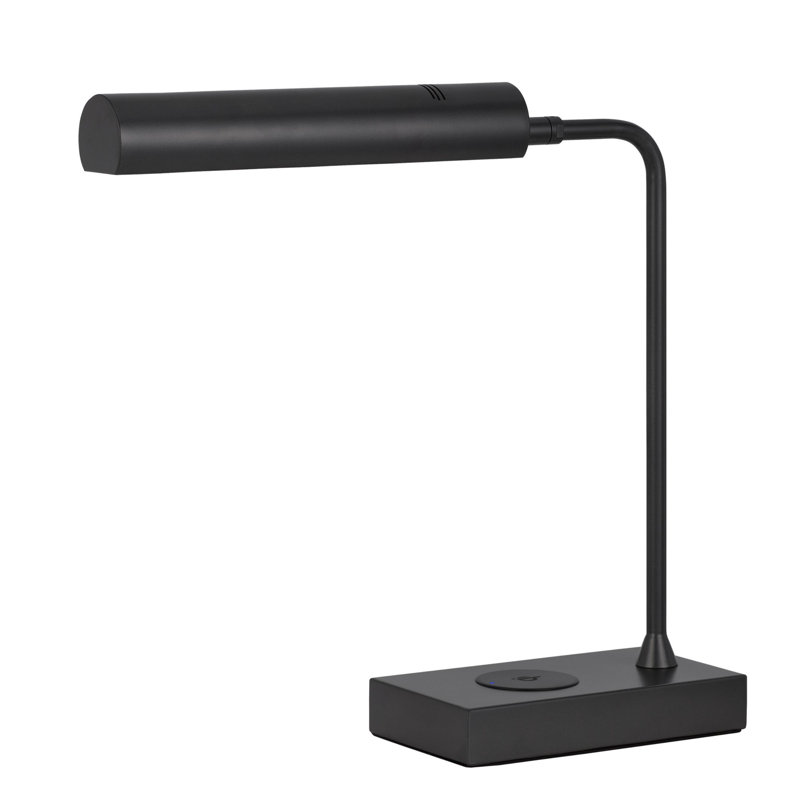 Mayeul Metal USB Desk Lamp, Black