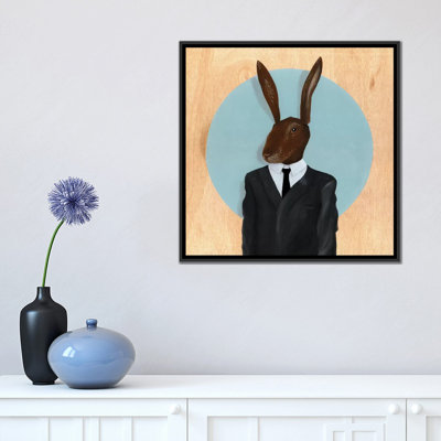 « lapin », impression sur toile tendue