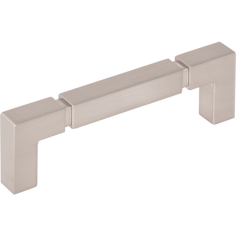 Langston Bar Pull, Brushed Satin Nickel, 3 3/4" Center To Center