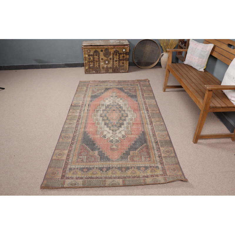 Tapis turc fait à la main idéal pour le salon et la chambre à coucher dans un style anatolien discret