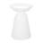 Modern Metal S/2 End Tables, White Powder-Coated With Robust Iron Frame And Elegant Pedestal For Office Storage Table Pair, Minimalist Design Stable Use-1541469269