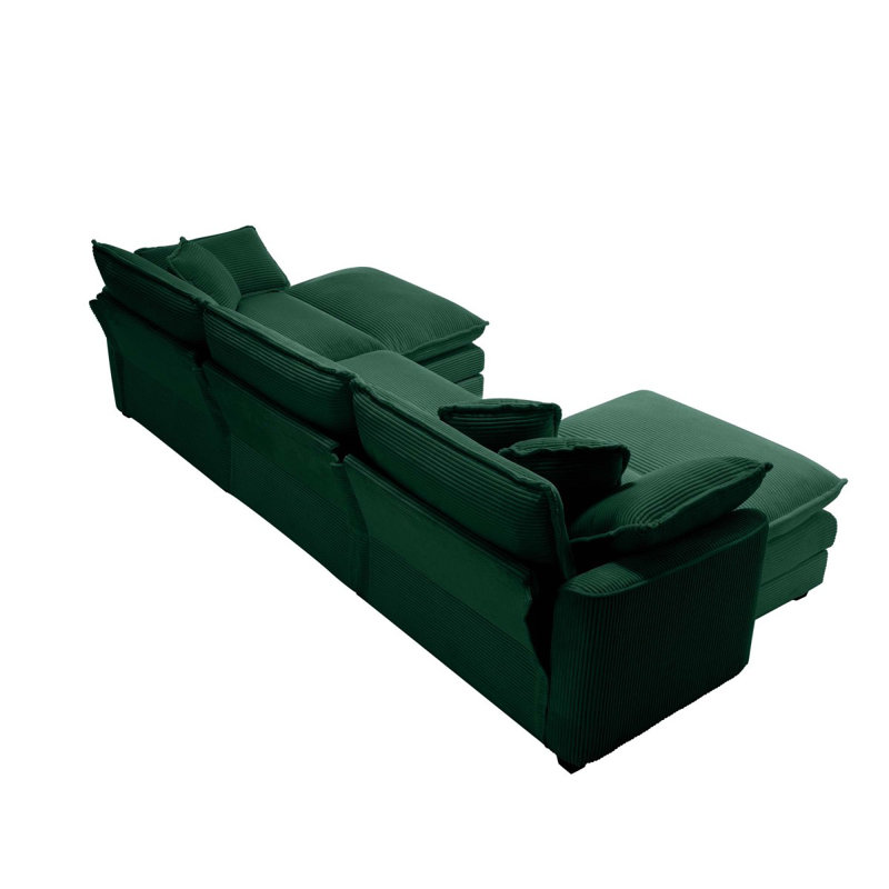 Canapé-lit modulaire Modern, Vert