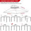 Auvent de remplacement pour abri de jardin Monyca-78598250