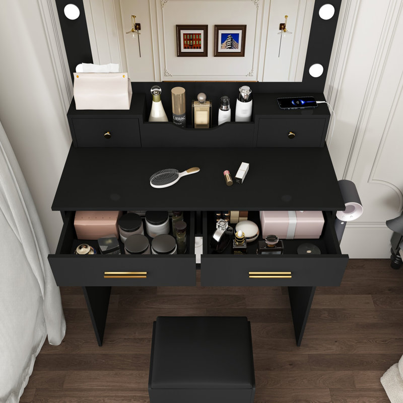 Dressing Table, Black
