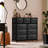 Sorbus 9 Drawers Dresser with Steel Frame and Wood Top in Rustic-681787081