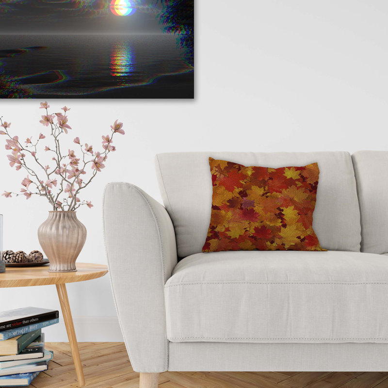 Housse et insert de coussin carré extérieur Autumn Winter Winter, 18" x 18"