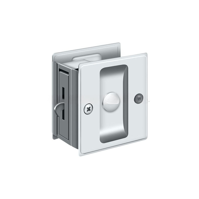 Serrure de poche Deltana SDL25U26, 2-1 / 2 "x 2-3 / 4" en chrome poli, Chrome poli