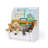 Danielian Kids 2-Tier Book Display and Toy Storage Cubbies