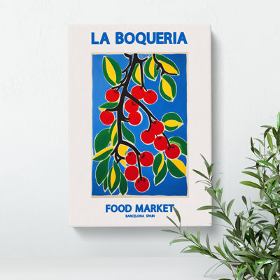 La Boqueria Food Market Exhibition 3 - Wrapped Canvas
