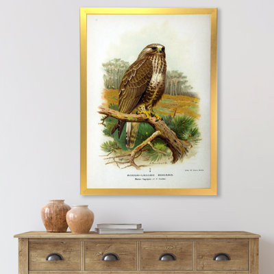 Vie d'oiseau rétro - peinture sur toile