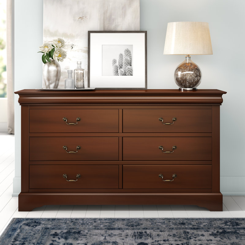 Varnamtown West Haven 6 Drawer Dresser, Cappuccino