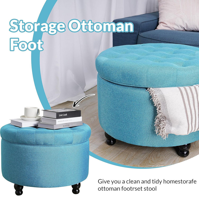 tabouret de pieds, Bleu