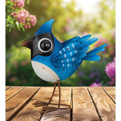 Décoration d'oiseaux 9 po - merle bleu