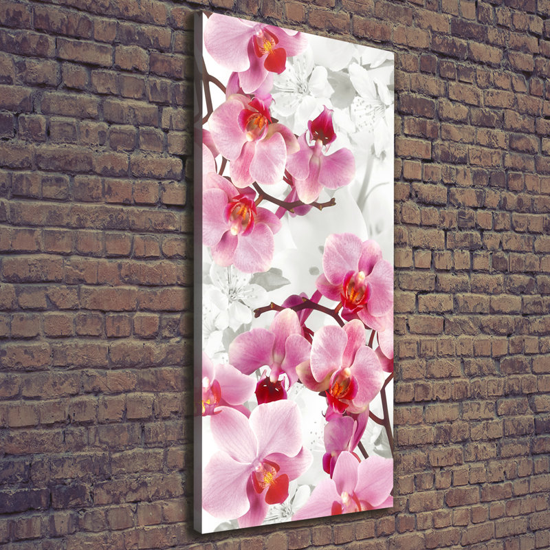 Pink Orchid - Wrapped Canvas Print