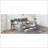 Full Size Pine Wood Storage Daybed with Integrated Desk &amp; USB Ports Gray for Small Spaces