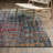 Holub Abstract Geometric Blue/ Multi Area Rug-1489071408