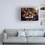 «Sasha Brown Bear Poker», art sur toile-666710443