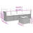  Garden Sofa Set Light Grey