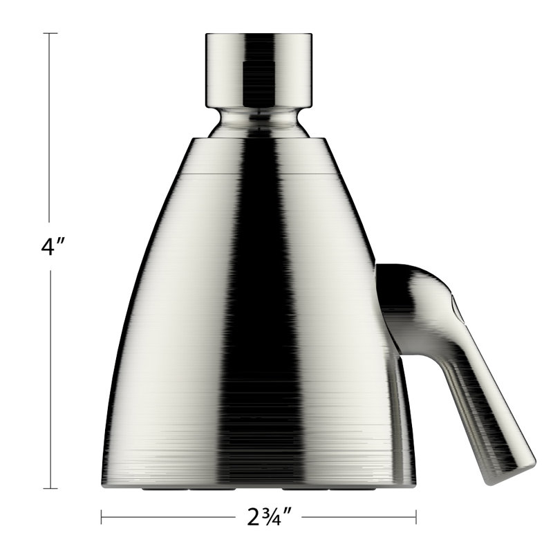 Tête de douche multifonction Icon Anystream, Nickel brossé, 2.0 GPM