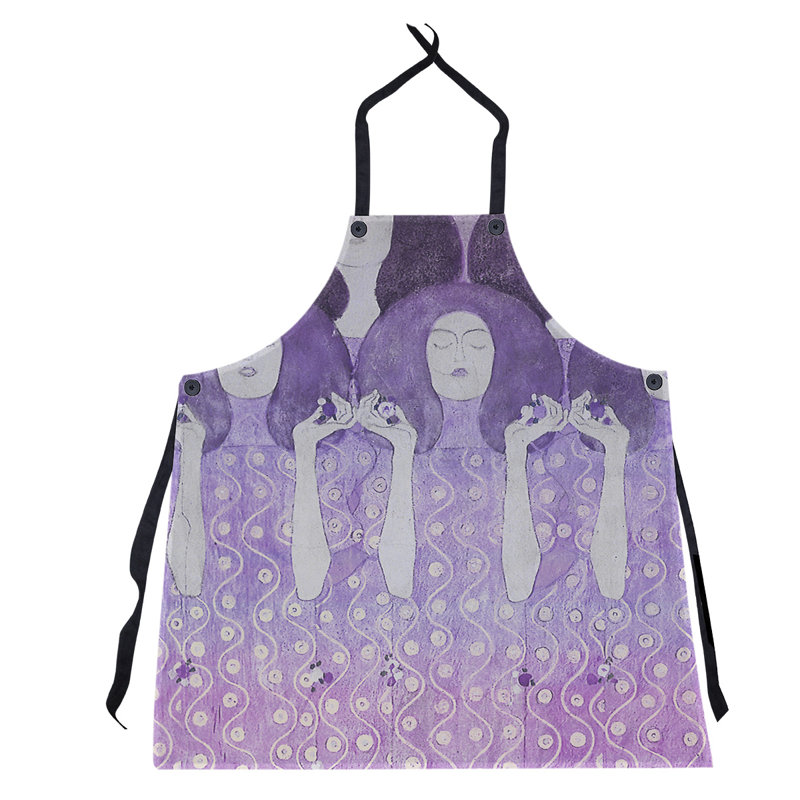 Tablier de mariés gustav klimt, ange, Mauve / Rose