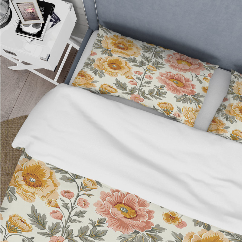 Ensemble de housse de couette Country, Housse de couette très grand + 2 taies décorativ