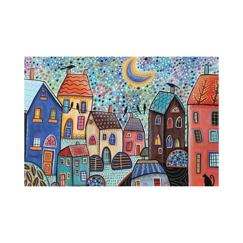 Confetti Sky by Karla Gerard - Wrapped Canvas Painting