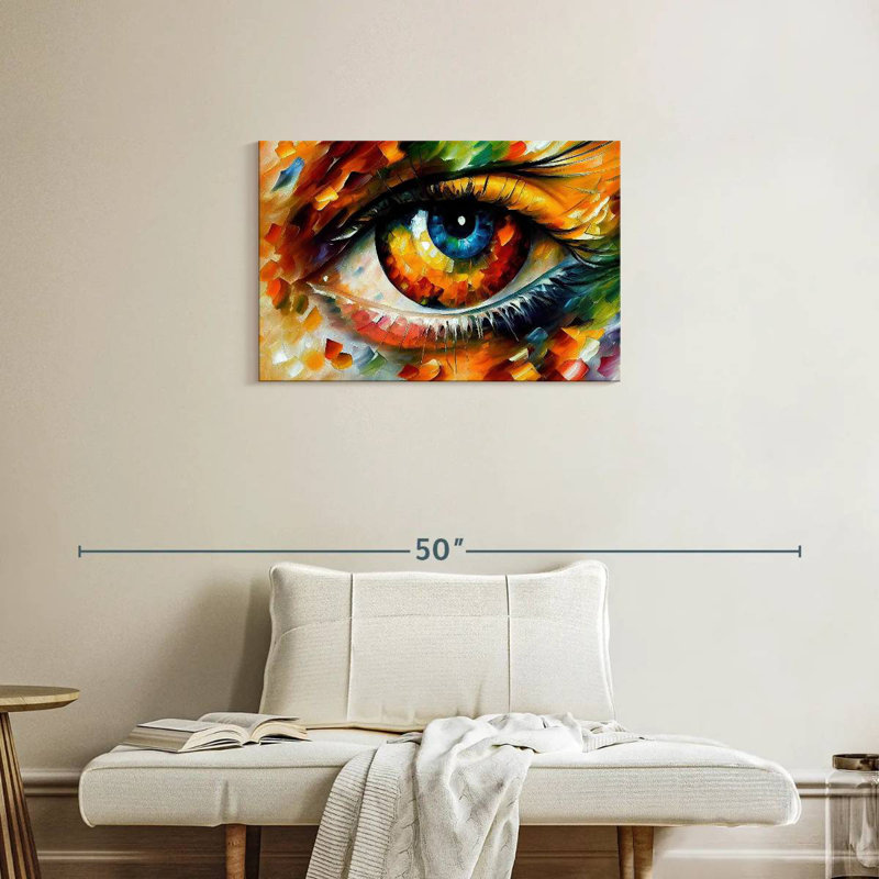 Leisha Eye I, 20" H x 30" W