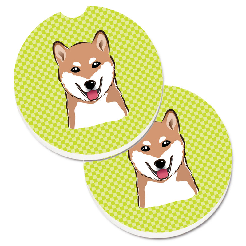 Sous-verre Retriever, Vert lime, Shiba Inu